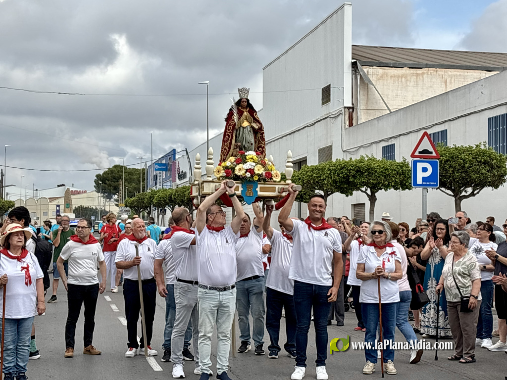 Centenars d'almassorins acompanyen a Santa Quit�ria en el seu retorn a l'ermita en una Torna marcada per la participaci�