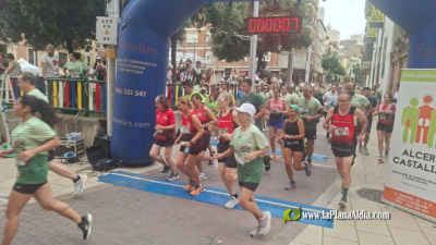 Luis Azañón, Sandra Fernández y Erik Arévalo ganan la carrera solidaria por la donación de órganos y tejidos de ALCER Castalia