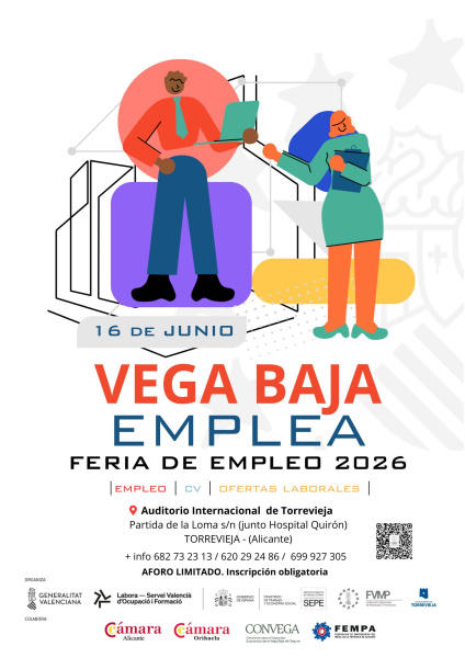 La FVMP impulsa a Torrevella el certamen 'Vega Baja Emplea 2026' per estimular les oportunitats laborals a la comarca