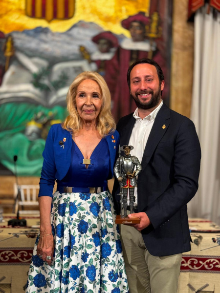 Sergio Toledo rep el premi 'Quixot de l'Any 2026' de la Casa de Castella-la Manxa a Castelló