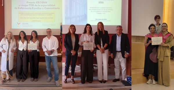 El CECOVA premia l'excel·lència investigadora de les infermeres residents amb tres premis