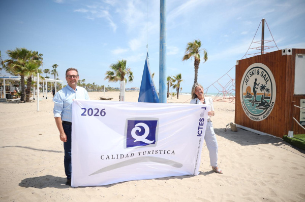 Burriana revalida la Bandera Q de Calidad Turística para sus playas