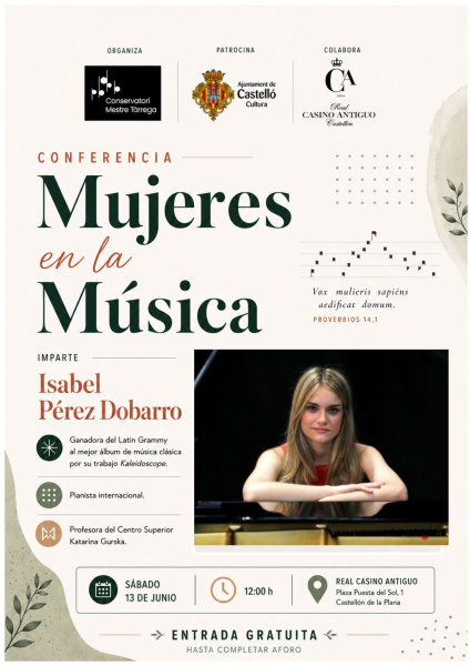 Conferencia sobre Mujeres en la Música en Castellón