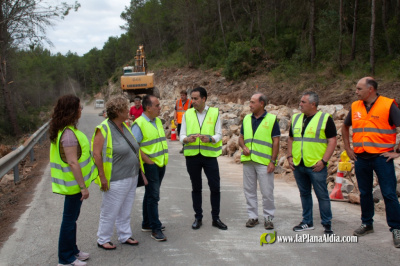 La Diputación de Castellón inicia las obras de acondicionamiento y mejora de la seguridad vial de la carretera CV-213