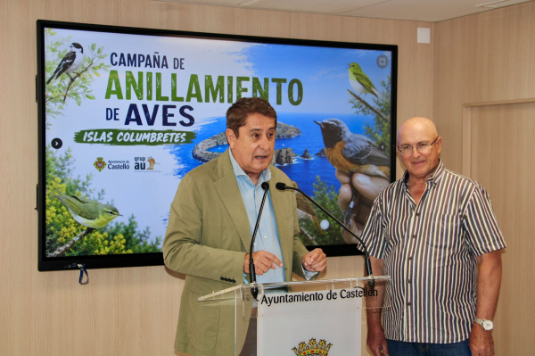 Castelló presenta els resultats de la campanya d'anellament d'aus al parc natural de les Illes Columbretes amb 2.117 captures registrades