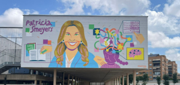 La UPV inaugura el mural 50 de Dones de Ciència en Picassent, dedicado a Patricia Smeyers