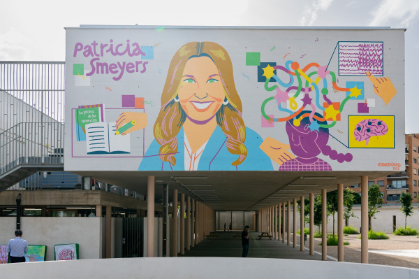 Dones de Ciència alcanza los 50 murales con homenaje a Patricia Smeyers en Picassent