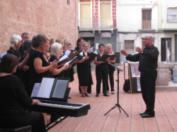 Intercanvi coral entre Castell� i Borriana al Jard� Arqueol�gic del Centre Municipal de Cultura La Merc� de Burriana