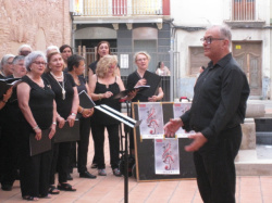 Intercanvi coral entre Castell� i Borriana al Jard� Arqueol�gic del Centre Municipal de Cultura La Merc� de Burriana