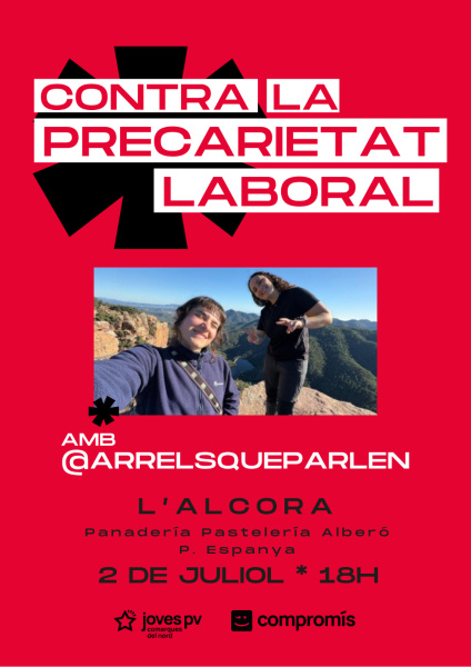L'Alcora acoge un acto contra la precariedad laboral con las jóvenes creadoras Arrels que Parlen