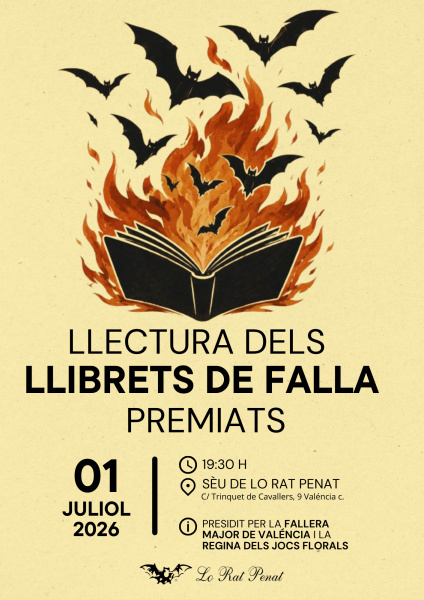Lo Rat Penat celebra la lectura de los Librets de Falla premiados en València