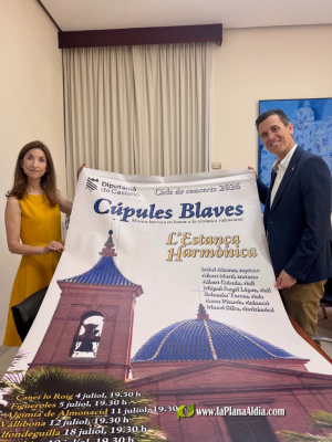 La Diputación de Castellón fusiona la música barroca con la cerámica valenciana en el ciclo de conciertos 'Cúpules blaves'