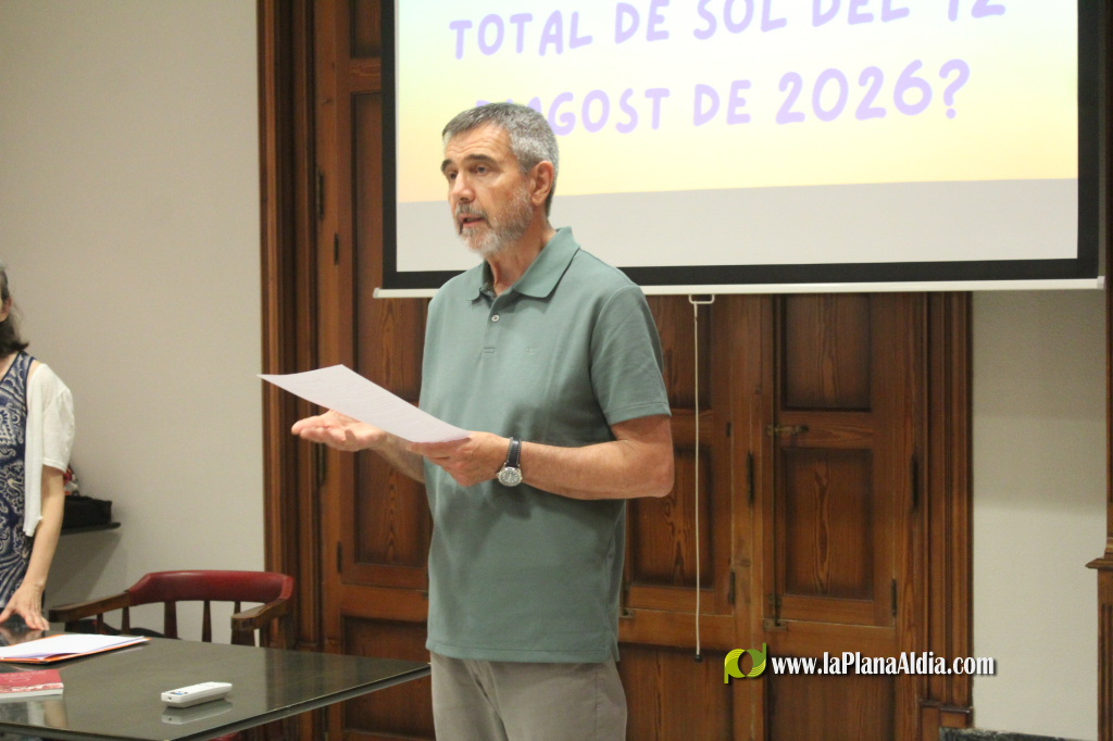 ABC presenta a Borriana una confer�ncia sobre l'eclipsi total del 12 d'agost: ci�ncia, hist�ria i seguretat ocular