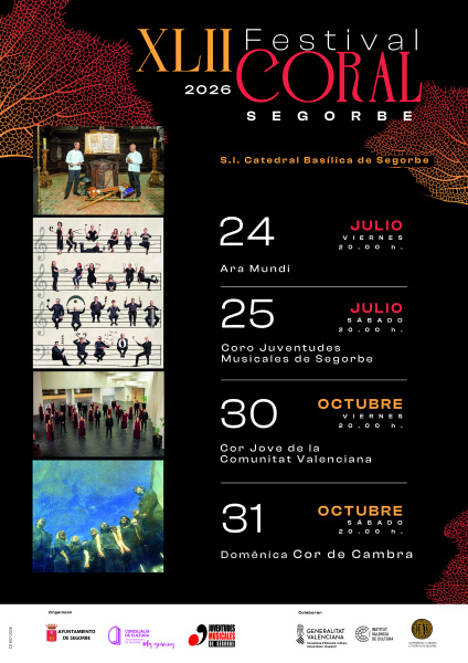 El Festival Coral de Segorbe cierra julio con su XLII edición