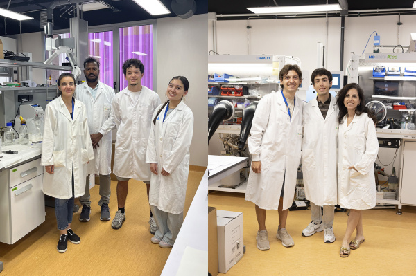 Tres estudiantes del programa Joves i Ciència participan en proyectos de investigación del INAM de la UJI