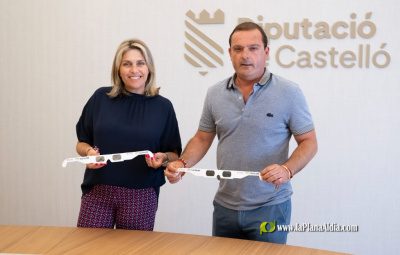 La Diputación de Castellón distribuye 24.000 gafas homologadas entre 36 municipios con población inferior a 5.000 habitantes para ver el eclipse solar
