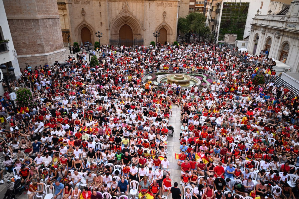Castellón repite la pantalla gigante para la semifinal del Mundial entre España y Francia