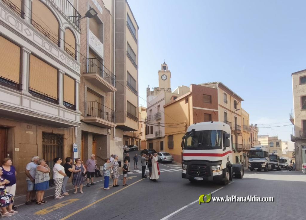 Honran a San Crist�bal con homenaje a transportistas hist�ricos y le bendici�n de veh�culos