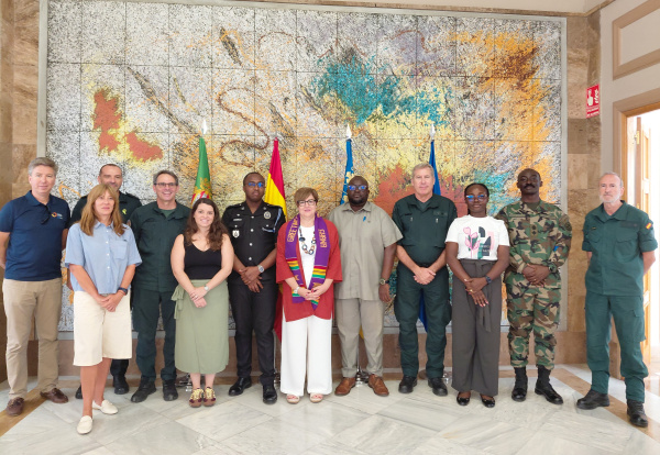Ghana visita Castellón para conocer el dispositivo de seguridad del FIB en el marco del proyecto Public Spaces +
