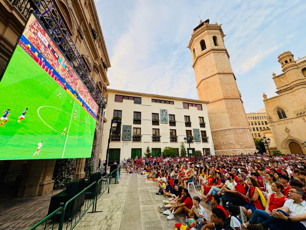 Castellón instalará dos pantallas gigantes para seguir la final del Mundial entre España y Argentina