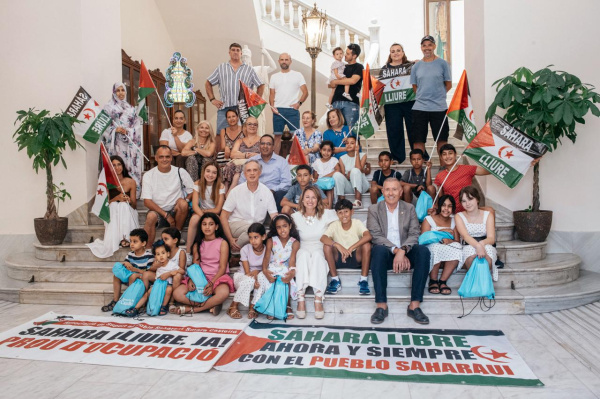 Castellón da la bienvenida a los menores saharauis del programa 'Vacaciones en Paz'
