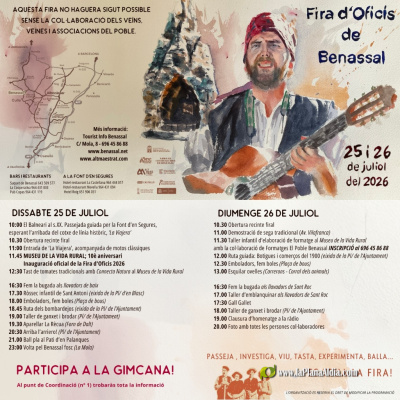 benassal-recreara-cerca-de-30-oficios-tradicionales-en-la-decima-edicion-de-la-feria-de-oficios