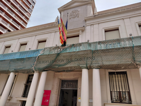 El Gobierno licita la rehabilitación de la fachada de la Subdelegación del Gobierno en Castellón por 655.444 euros