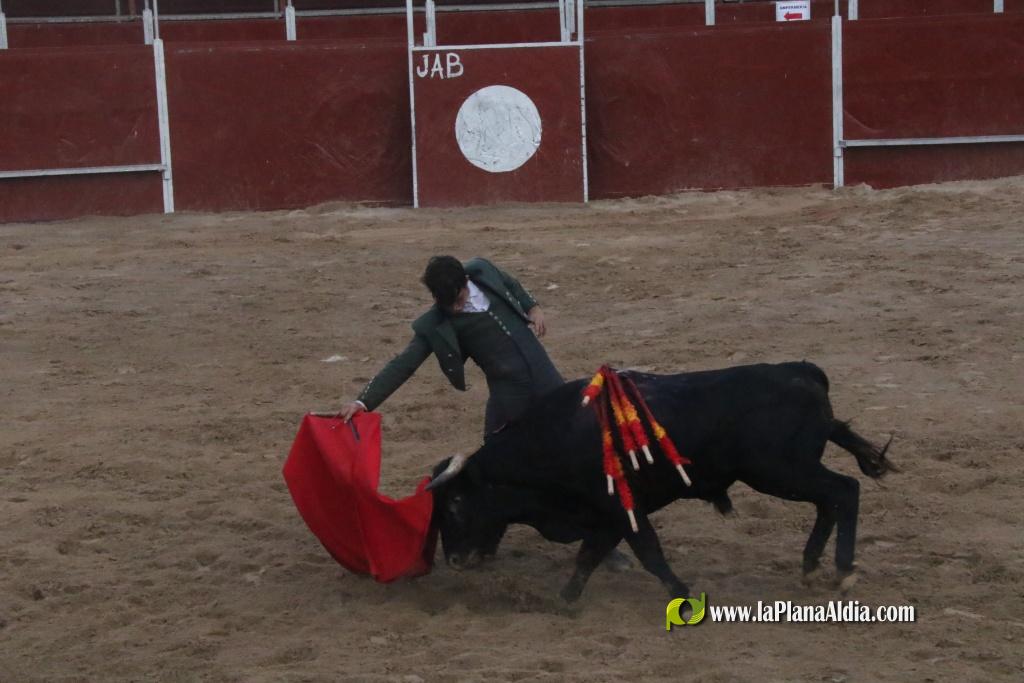 Debut con picadores del novillero alcorino Ian Bermejo en la plaza de toros de Vilafranca el 1 de agosto