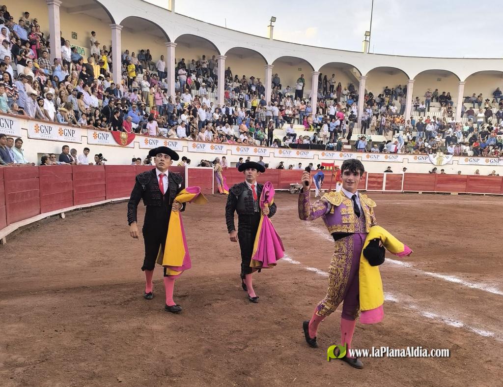 Debut con picadores del novillero alcorino Ian Bermejo en la plaza de toros de Vilafranca el 1 de agosto