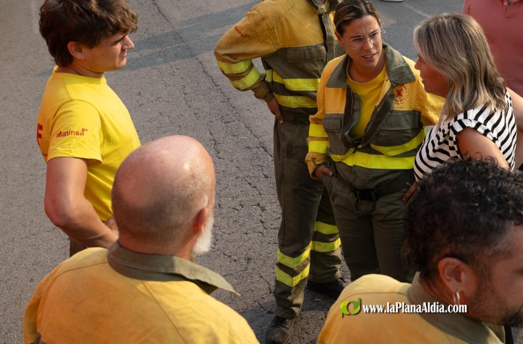 El Consorcio Provincial de Bomberos continúa trabajando en La Vall d'Uixó