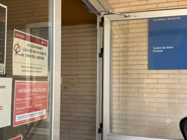 CSIF denuncia que el centro de salud Palleter de Castellón rotula solo en valenciano tras las obras