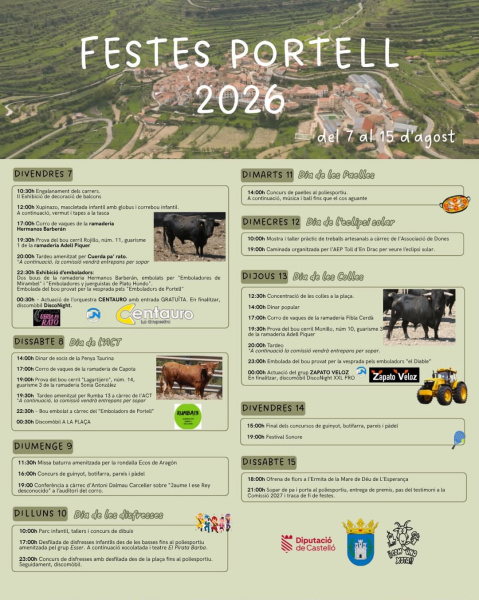portell-presenta-un-completo-programa-para-las-fiestas-de-agosto-2026-del-7-al-15-de-agosto