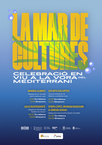 La Mar de Cultures torna a l'agost a Torreblanca i Almassora amb vuit concerts de tradició mediterrània