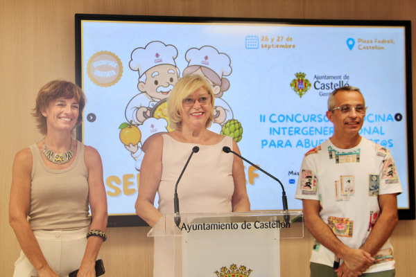 Castelló presenta la segona edició del concurs de cuina intergeneracional Senior Chef per a àvies i néts