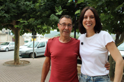 Diana Morant visita L'Alc�dia de Veo per a traslladar el suport del Govern despr�s de l'incendi de la Serra d'Espad�