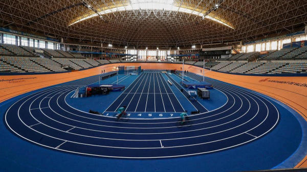 Posada a punt del Palau Velòdrom Lluís Puig pel Campionat d'Europa d'Atletisme a Pista Coberta 2027