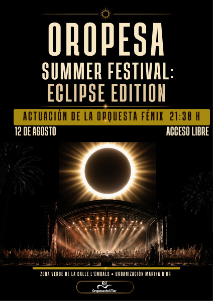 Oropesa del Mar ultima los preparativos para el eclipse total de Sol del 12 de agosto