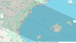 Eclipsi total de Sol del 12 d'agost de 2026: Borriana podria vore'l amb visibilitat clara