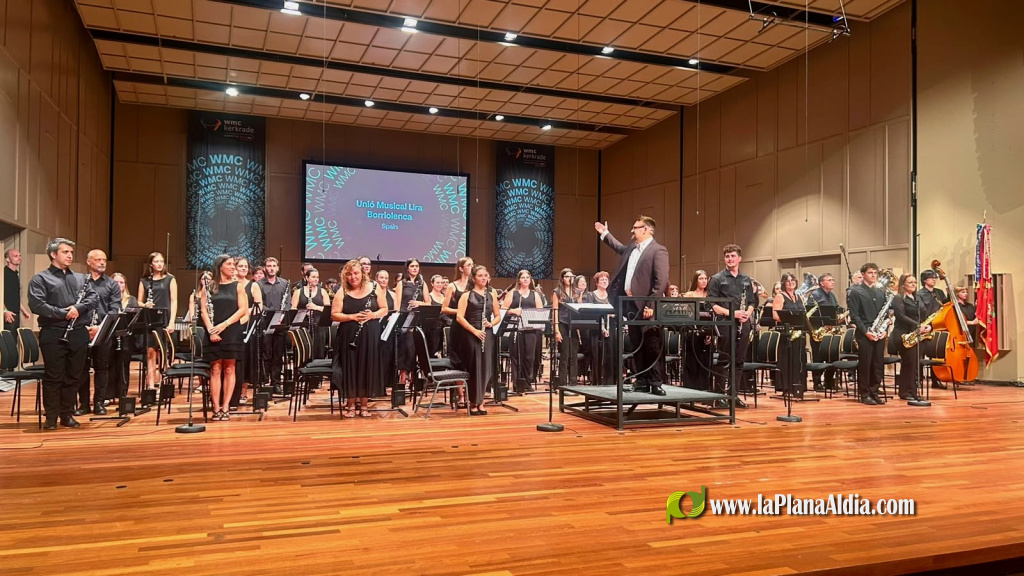 La Lira Borriolenca conquereix una medalla d'argent en el prestigiós Concurs Internacional de Bandes de Kerkrade