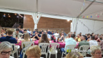 Concurrida cena de gala y d�a grande religioso de las Fiestas Patronales de Araya