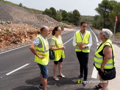 La Diputación de Castellón apuesta por una red viaria provincial segura y anuncia una inversión de 1,5 millones de euros para mejorar la CV-203 en Caudiel