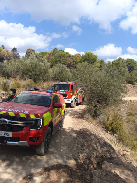 castellon-envia-dotacion-de-bomberos-municipales-para-colaborar-en-la-extincion-del-incendio-de-segorbe