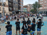 Numerosas Pe�as y p�blico en general en el Chupinazo de las Fiestas de Alcora