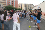 Numerosas Pe�as y p�blico en general en el Chupinazo de las Fiestas de Alcora