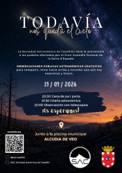 La SAC llan�a la iniciativa 'Encara ens queda el cel' per observar el cel despr�s de l'incendi de la Serra d'Espad�