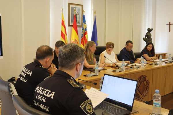 Vila-real coordina el dispositivo de seguridad de las fiestas de la Mare de Déu de Gràcia