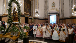 La Mare de D�u de Gr�cia protagonitza una process� a Vila-real amb recorregut ampliat i ofrena de flors