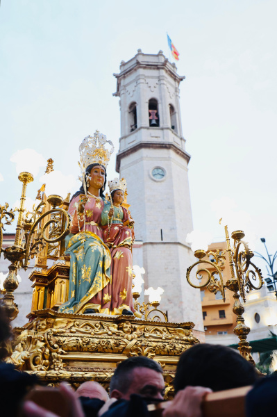 Borriana celebra el dia gran de la Mare de Déu de la Misericòrdia amb missa solemne i processó