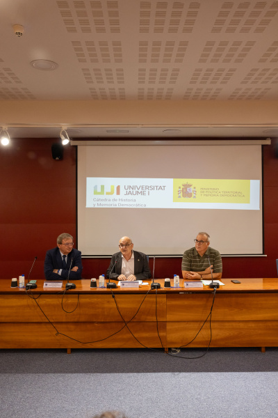 La UJI presenta la Cátedra de Historia y Memoria Democrática para impulsar la reflexión crítica sobre el pasado