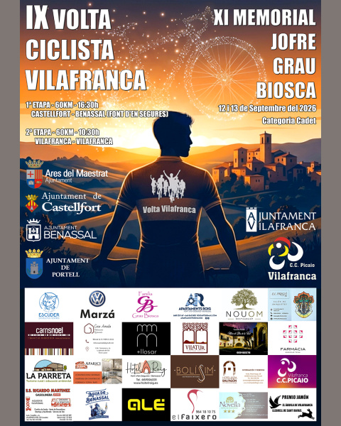 veintidos-equipos-disputan-la-ix-volta-ciclista-vilafranca-en-dos-etapas